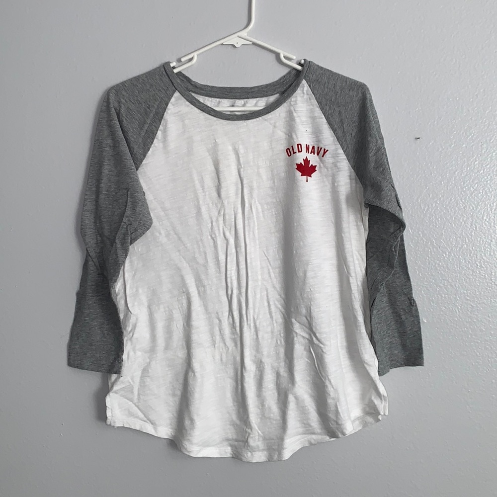 old navy baseball tee!